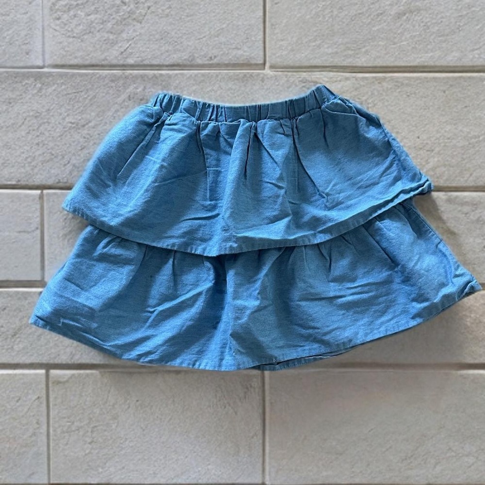 ISAAC MIZRAHI New York Blue Layered Girl’s Skirt.